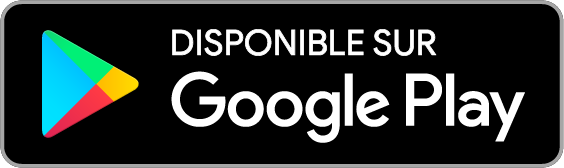 Application disponible dans le google play store
